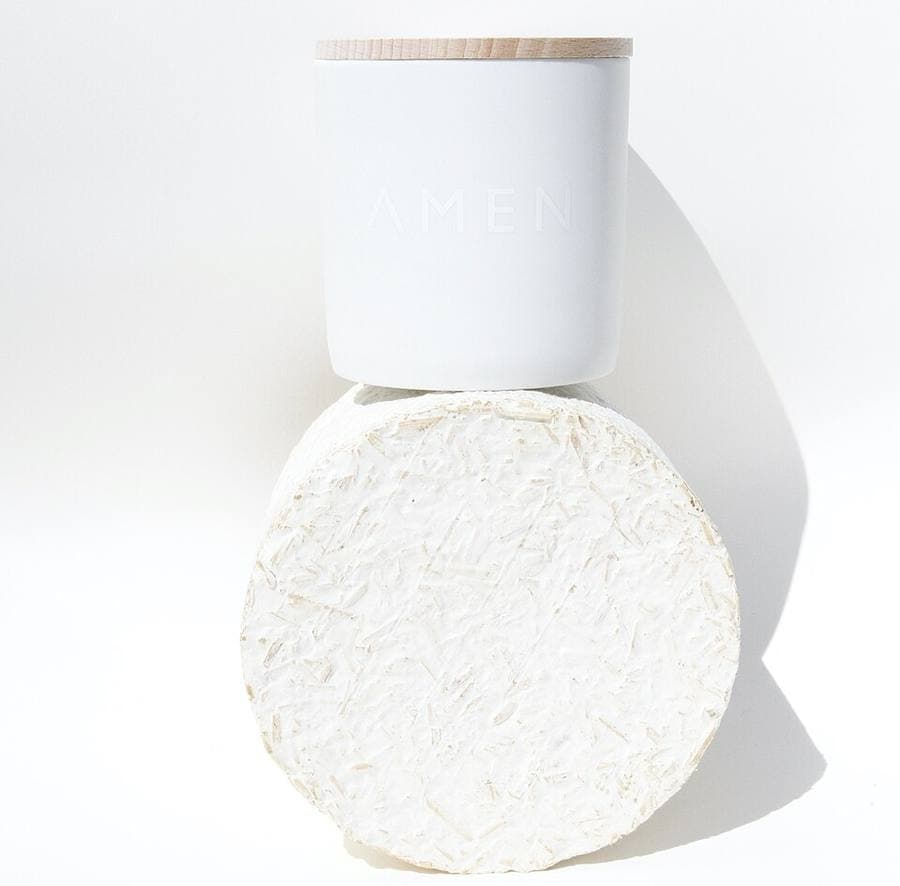 Soy Wax Candle - Amber & Cedar